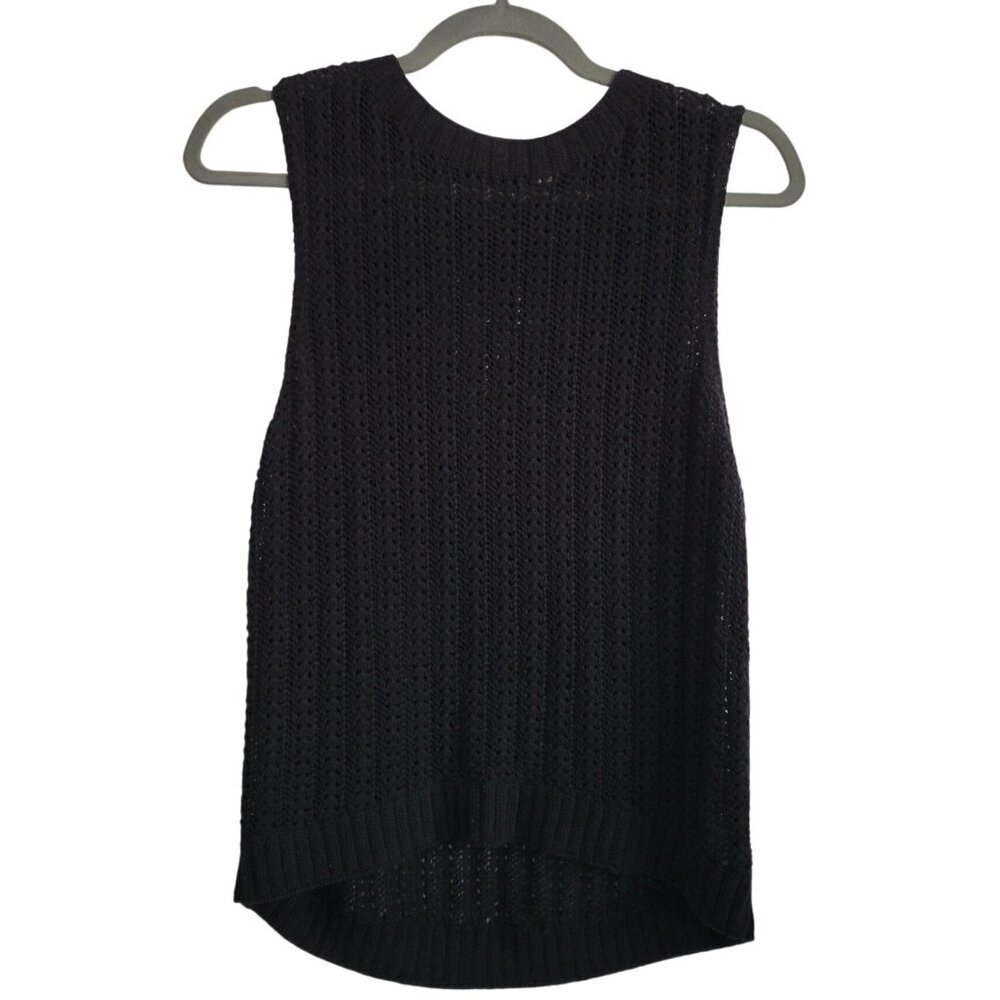 Gap Knit Sleeveless Tank Sweater Black Size S